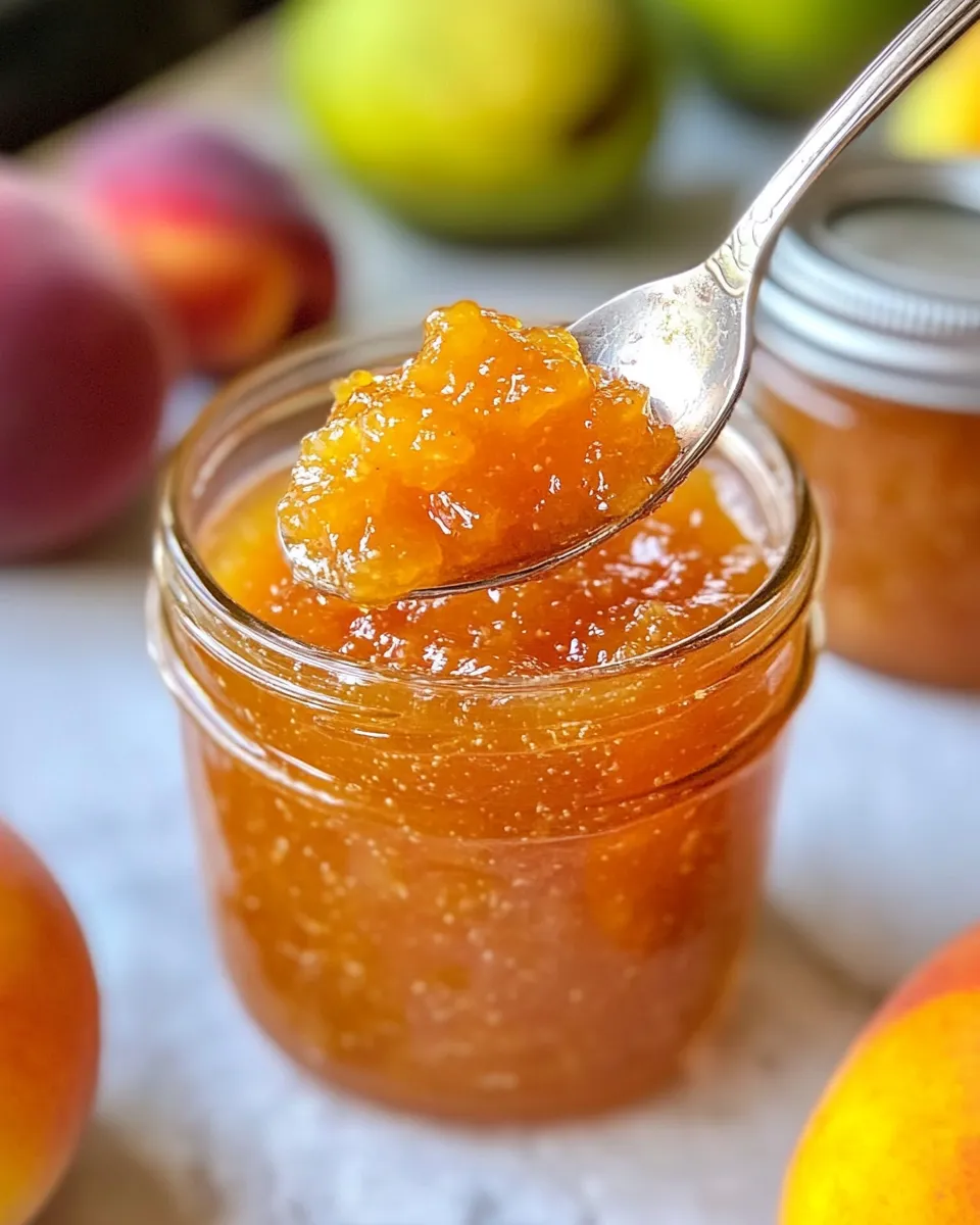 Tasty Peach JalapeÃ±o Jam (Water-Bath Safe) picture