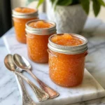 Homemade Peach & Nectarine Freezer Jam Duo recipe photo