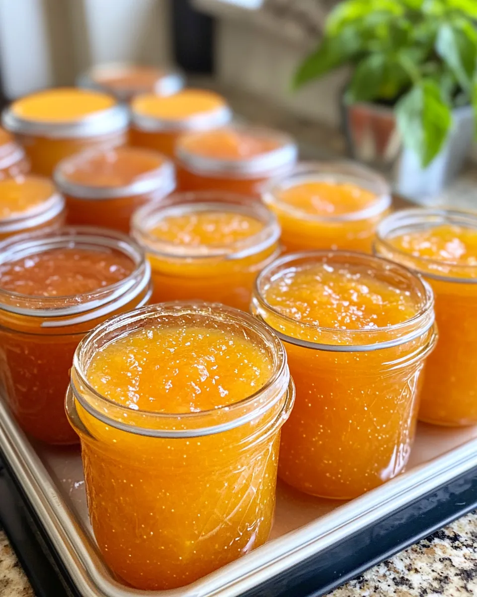 Classic Peach & Nectarine Freezer Jam Duo dish photo