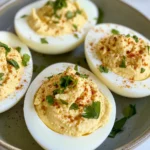 Homemade Pickled Banana-Pepper Deviled Eggs photo