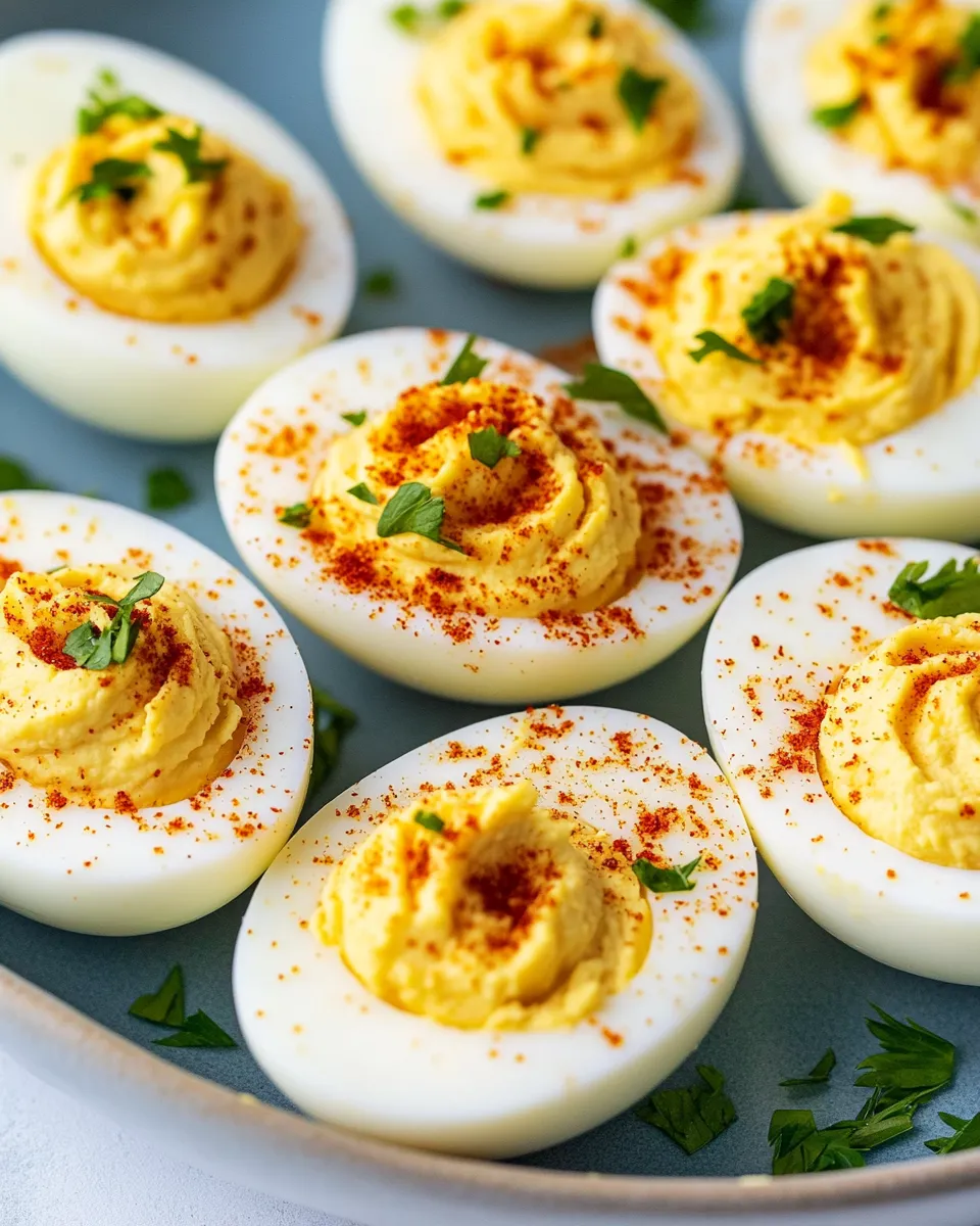 Easy Pickled Banana-Pepper Deviled Eggs recipe photo