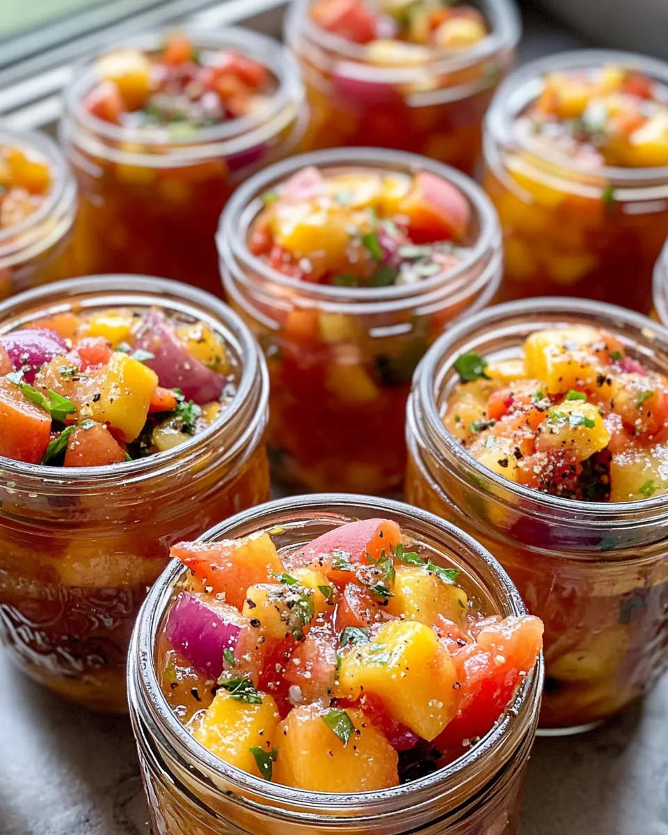 Easy Pickled Pepper & Peach Chutney (Charcuterie) dish photo
