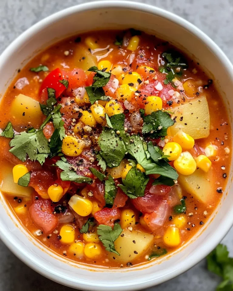 Homemade Smoky Tomato & Corn Chowder photo