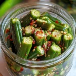 Homemade Sweet-Heat Pickled Okra photo