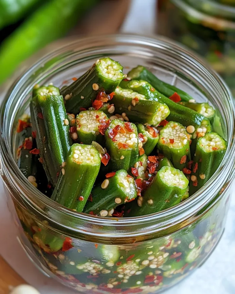 Homemade Sweet-Heat Pickled Okra photo