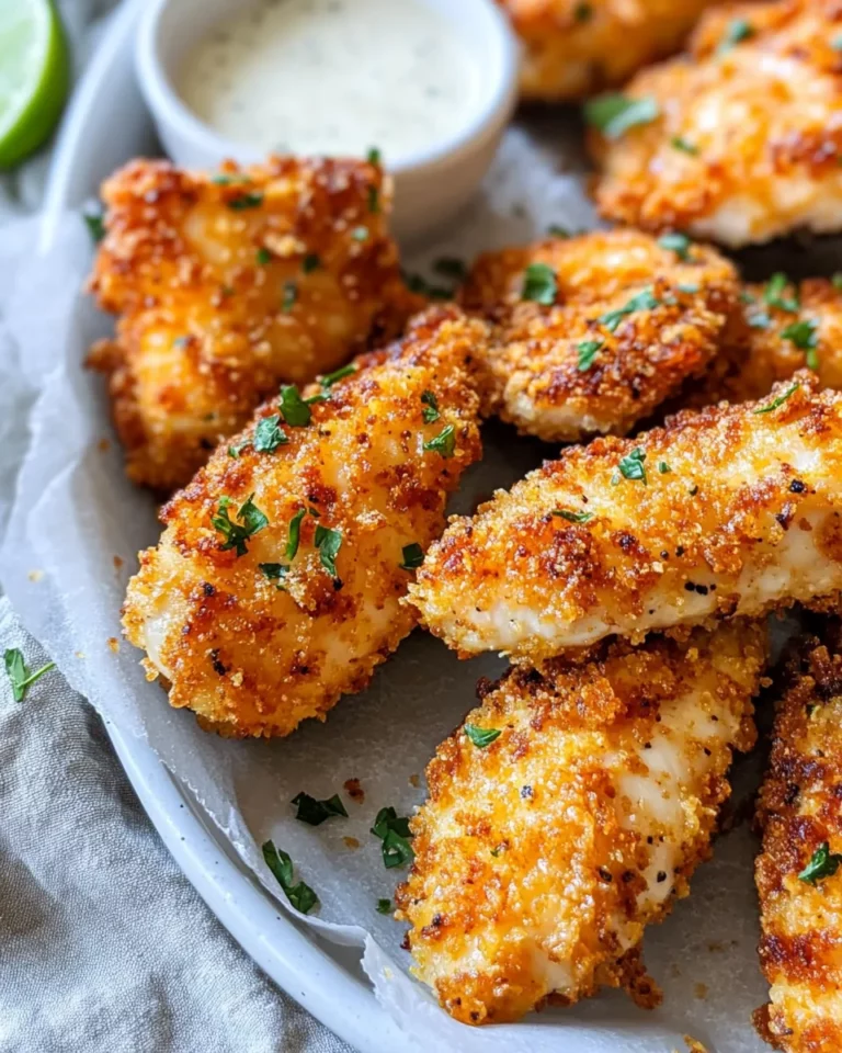 Homemade Takis-Crusted Chicken Tenders (Lime Ranch) recipe photo