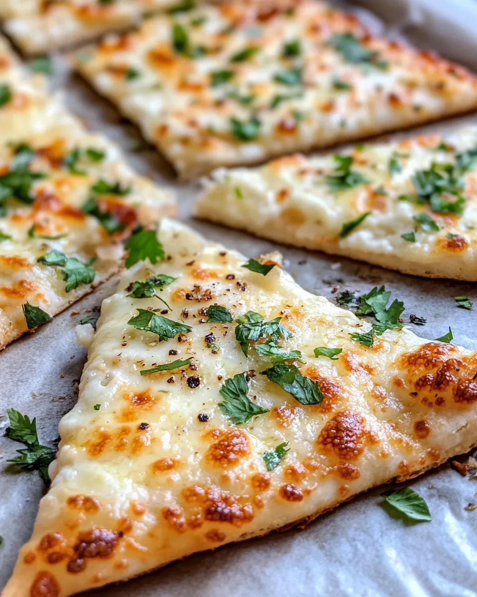 Classic Takis-Crusted Mozzarella Flatbread food shot