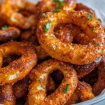 Delicious Takis-Seasoned Party Pretzels food shot