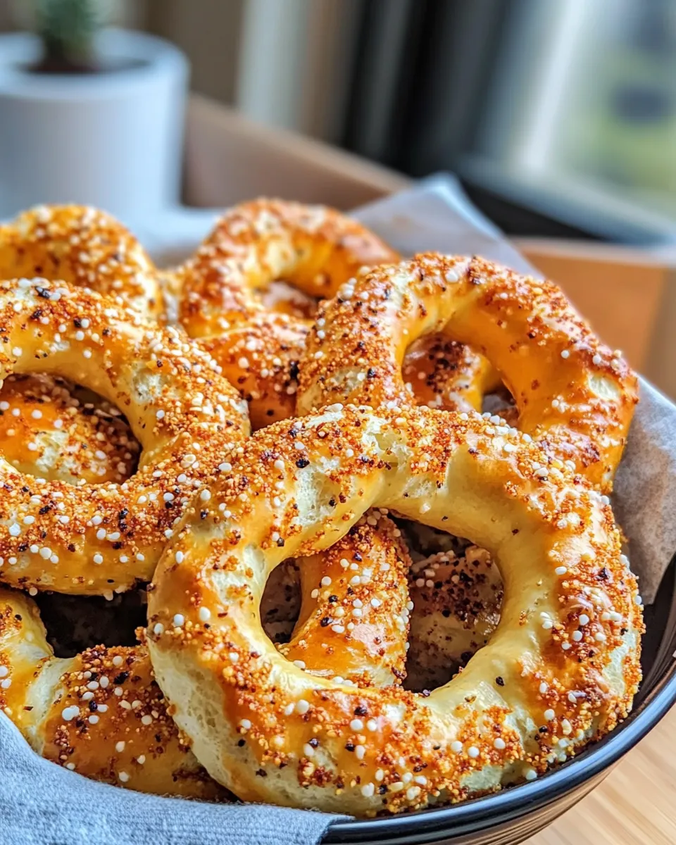 Perfect Takis-Seasoned Party Pretzels plate image