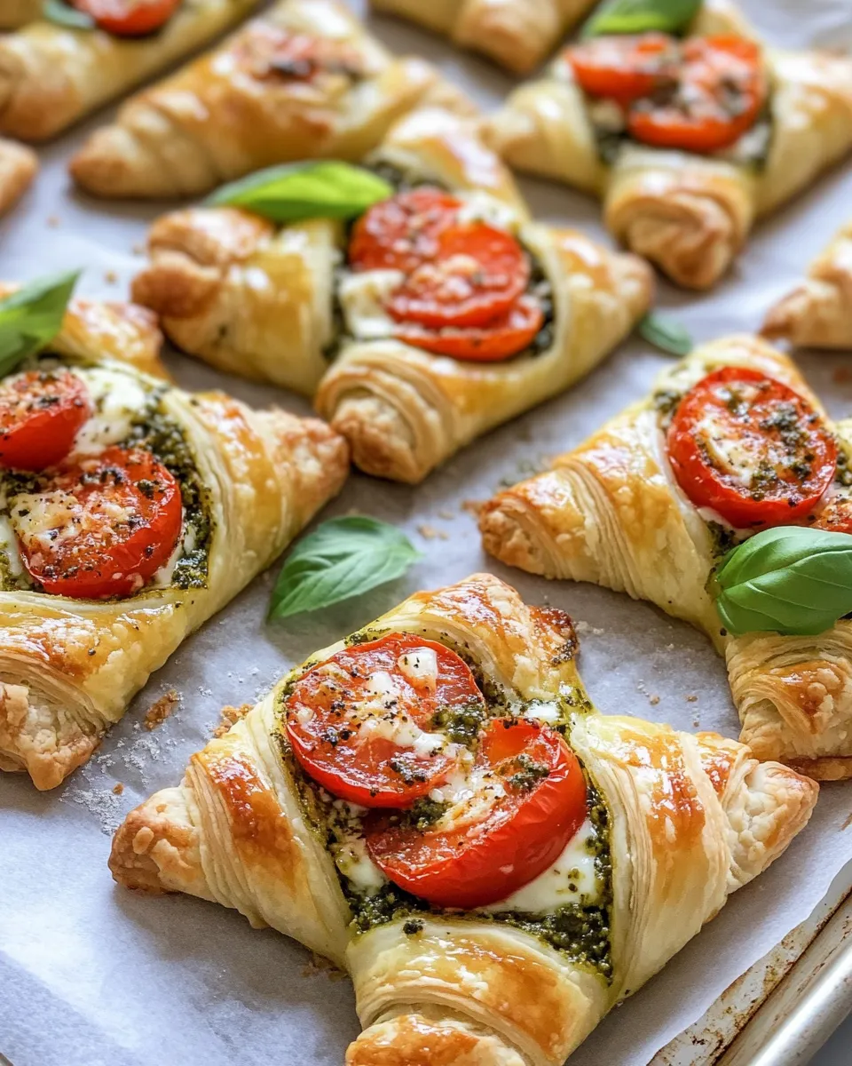 Homemade Tomato-Pesto Puff-Pastry Twists picture