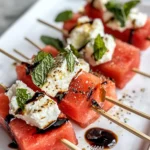 Delicious Watermelon "Steak" Feta Skewers photo