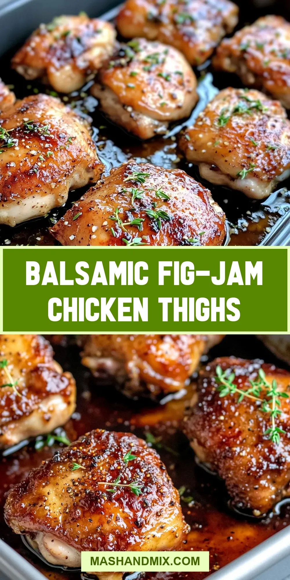 Easy Balsamic Fig-Jam Chicken Thighs Recipe