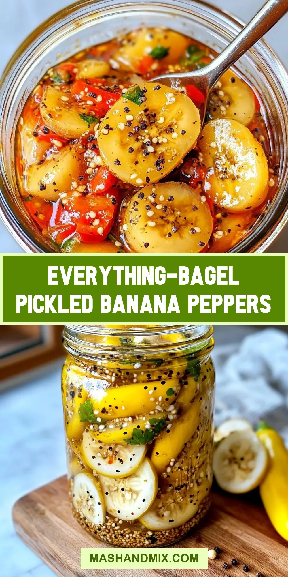 The Best Everything-Bagel Pickled Banana Peppers Ever