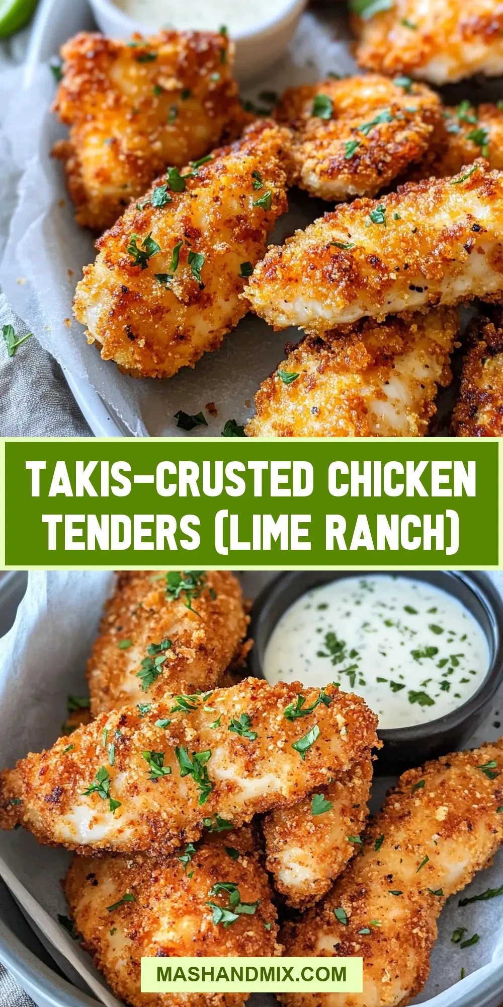 How To Make Simple Takis-Crusted Chicken Tenders (Lime Ranch)