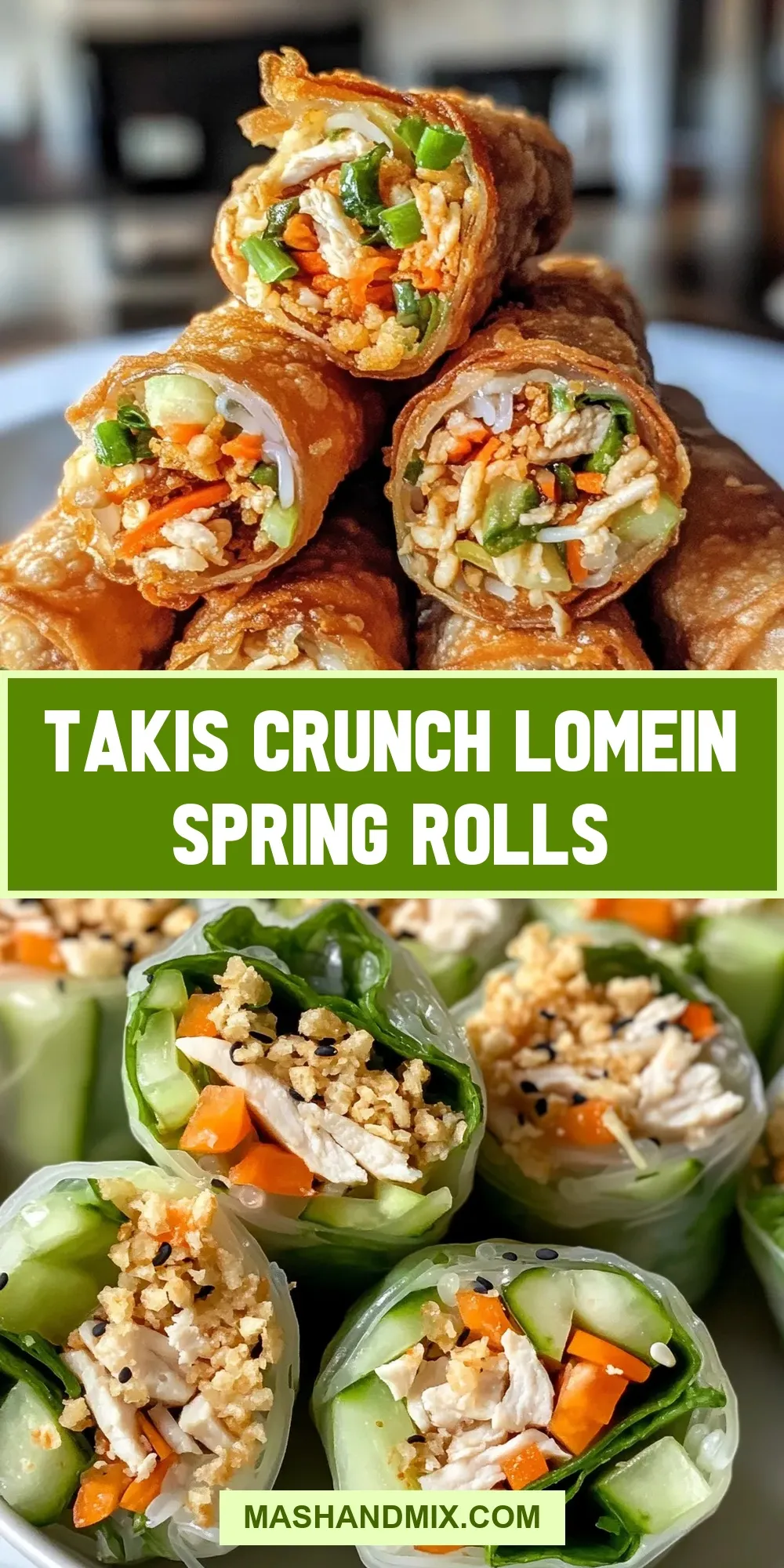 Tasty Takis Crunch Lomein Spring Rolls