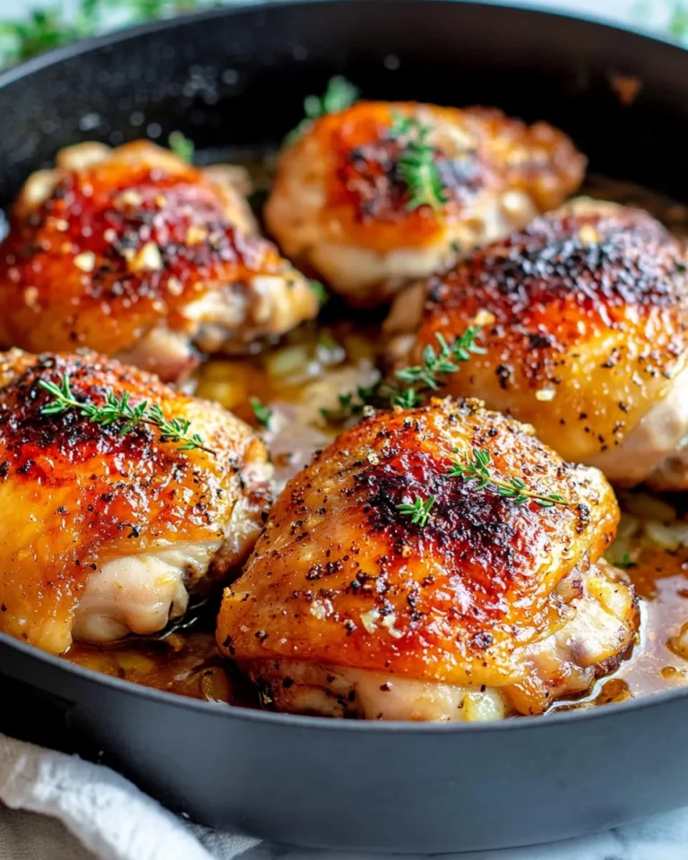 Homemade Apple Cider Braised Chicken Thighs recipe photo