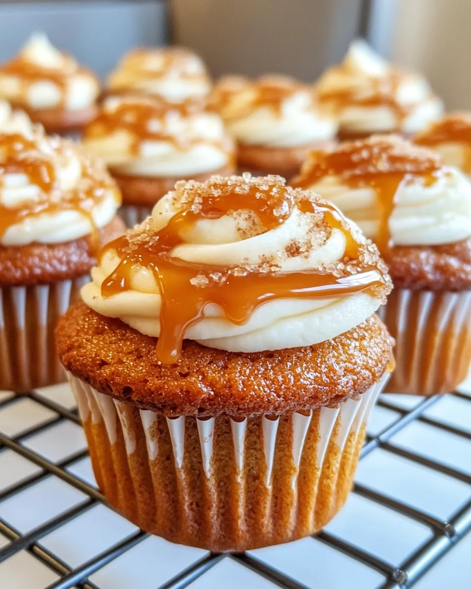 Classic Apple Cider Caramel Cupcakes recipe image