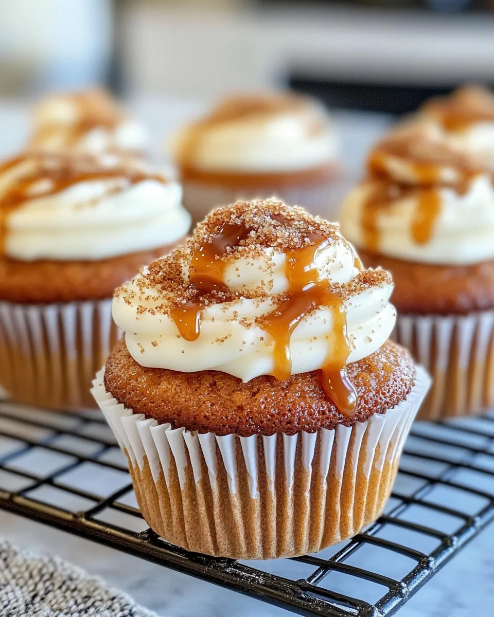 Easy Apple Cider Caramel Cupcakes dish photo