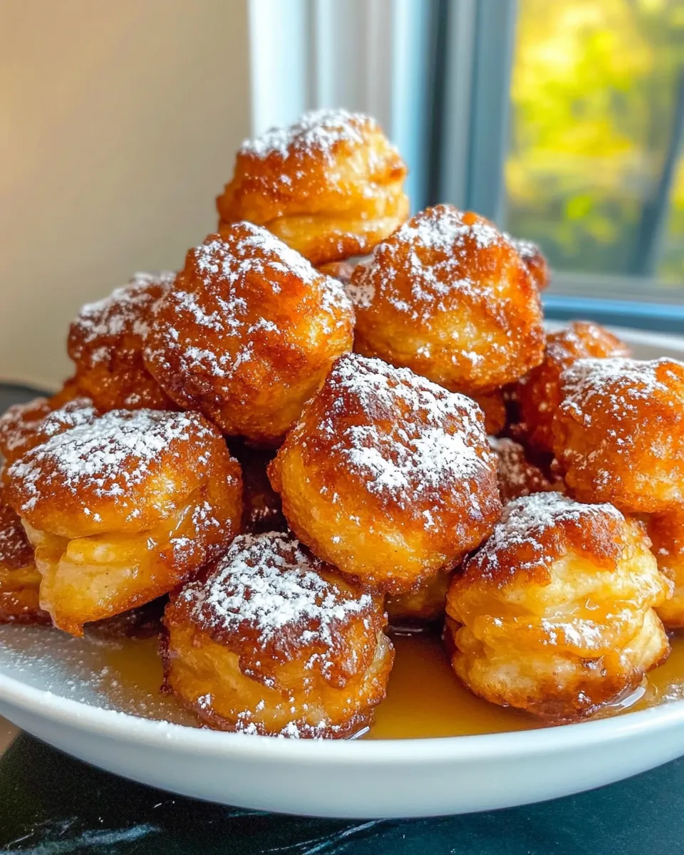 Easy Apple Cider Fritters food shot