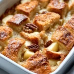 Homemade Apple Cinnamon Bread Pudding recipe photo