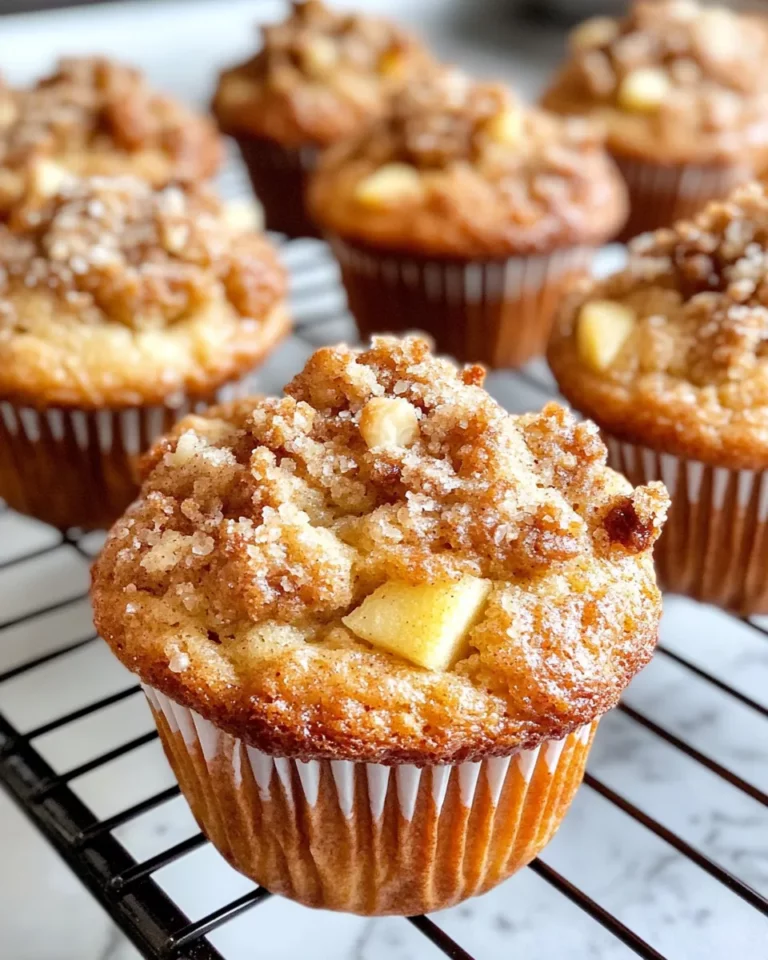 Homemade Apple Walnut Streusel Muffins recipe photo