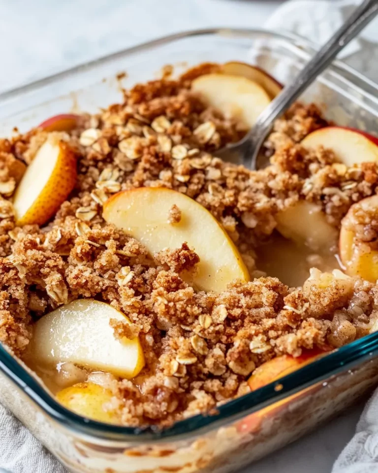Delicious Brown Butter Apple Crumble photo