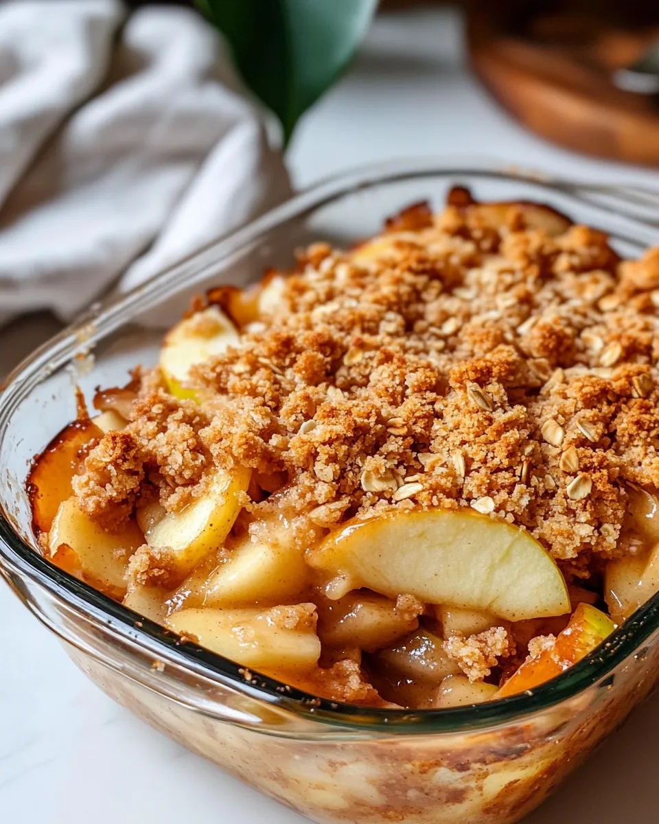 Classic Brown Butter Apple Crumble recipe image