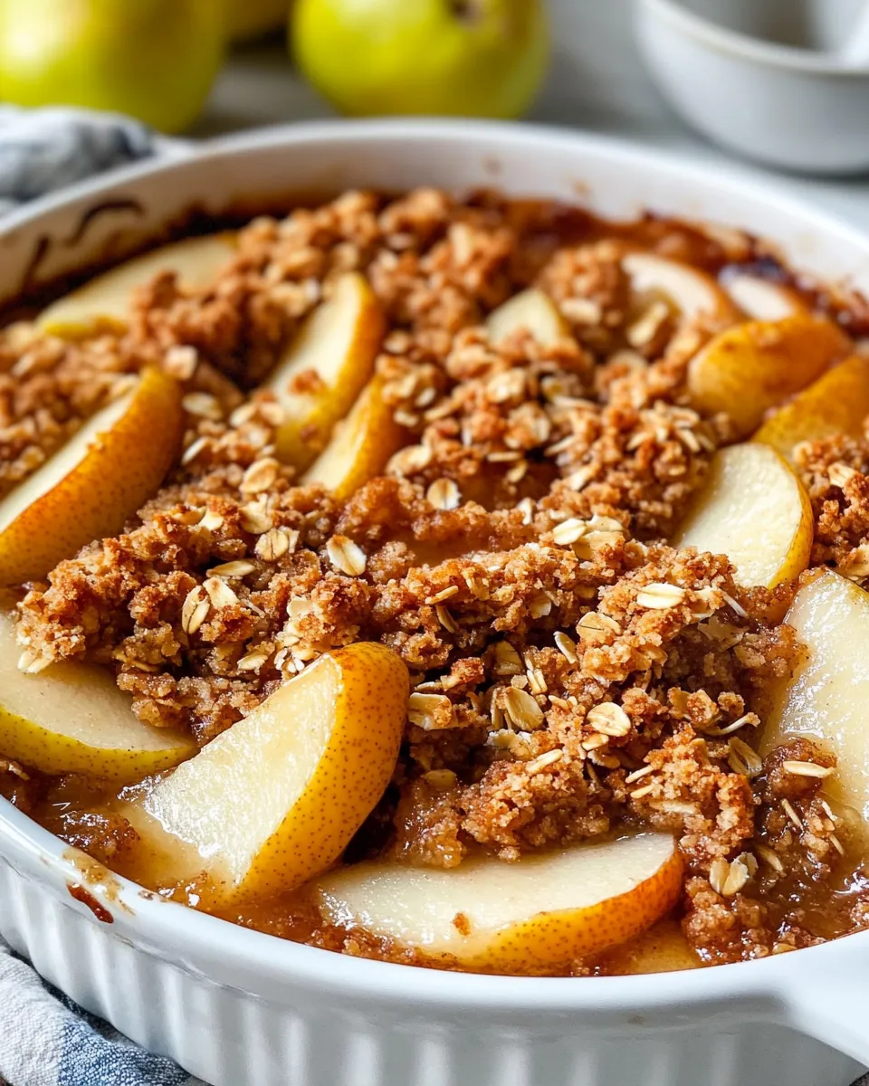 Classic Brown Butter Pear Crisp image