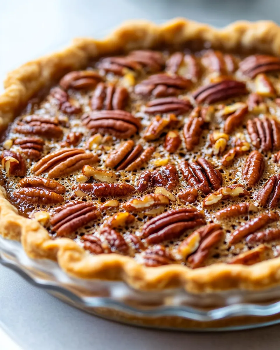 Homemade Brown Sugar Bourbon Pecan Pie recipe photo