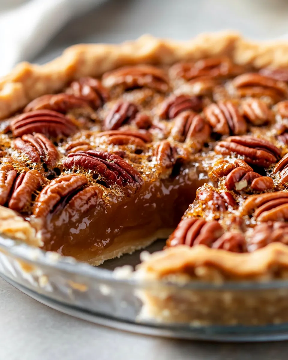 Classic Brown Sugar Bourbon Pecan Pie dish photo
