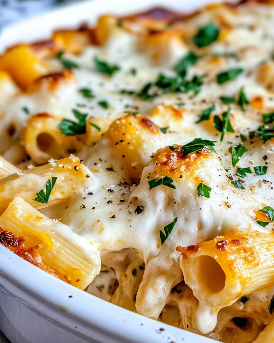 Healthy Butternut Squash Alfredo Bake dish photo
