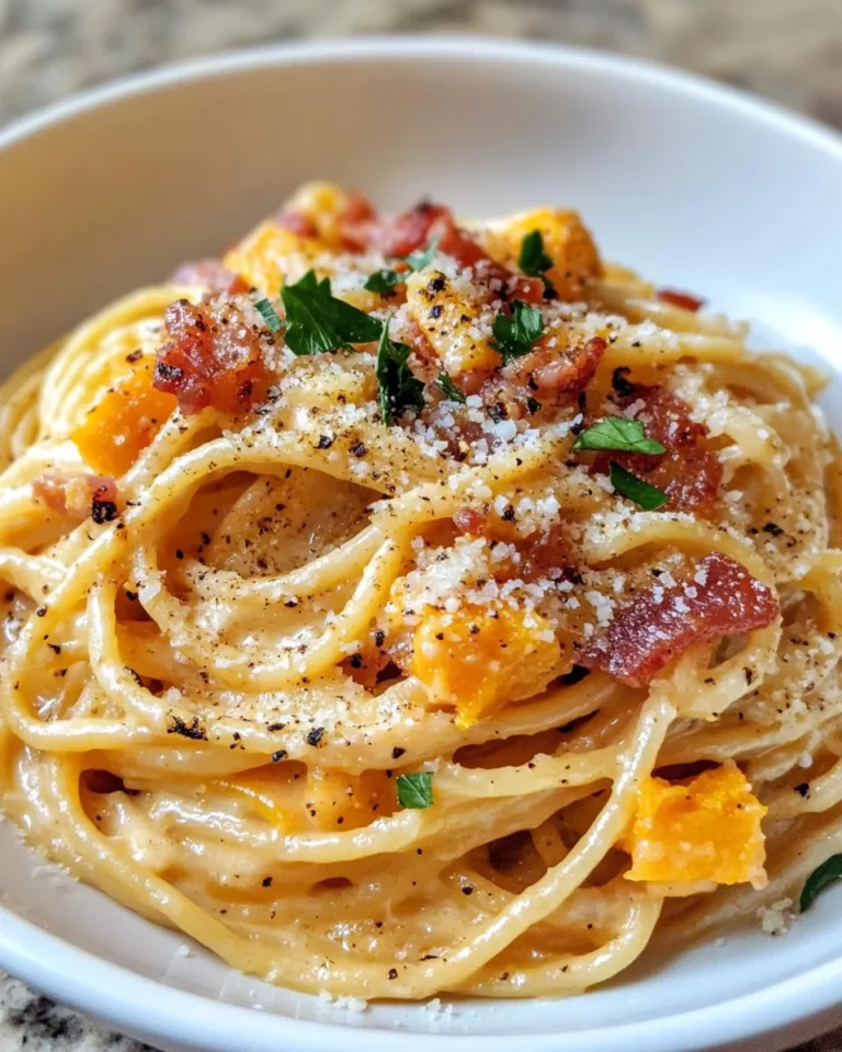 Homemade Butternut Squash Carbonara photo