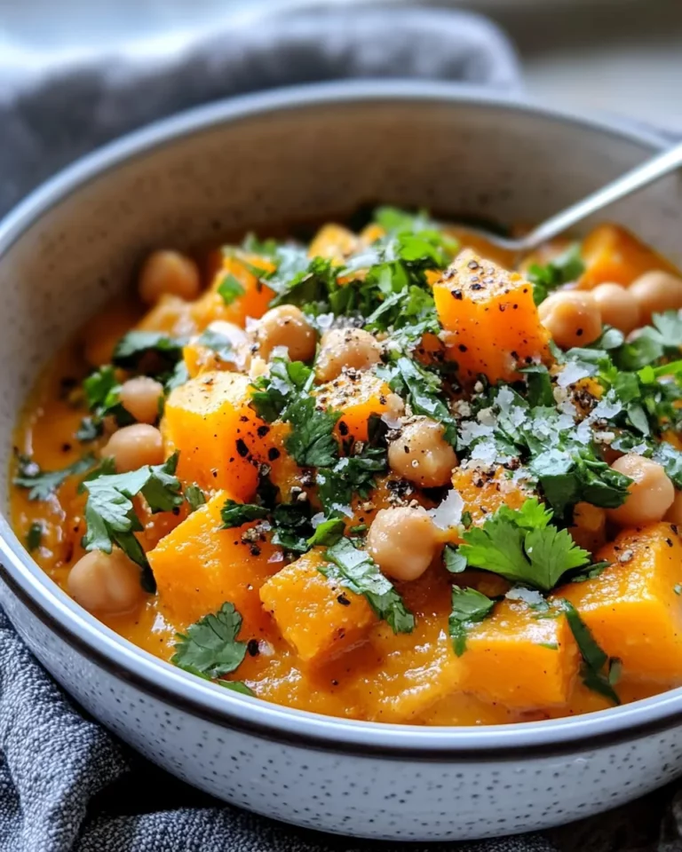 Homemade Butternut Squash & Chickpea Curry recipe photo