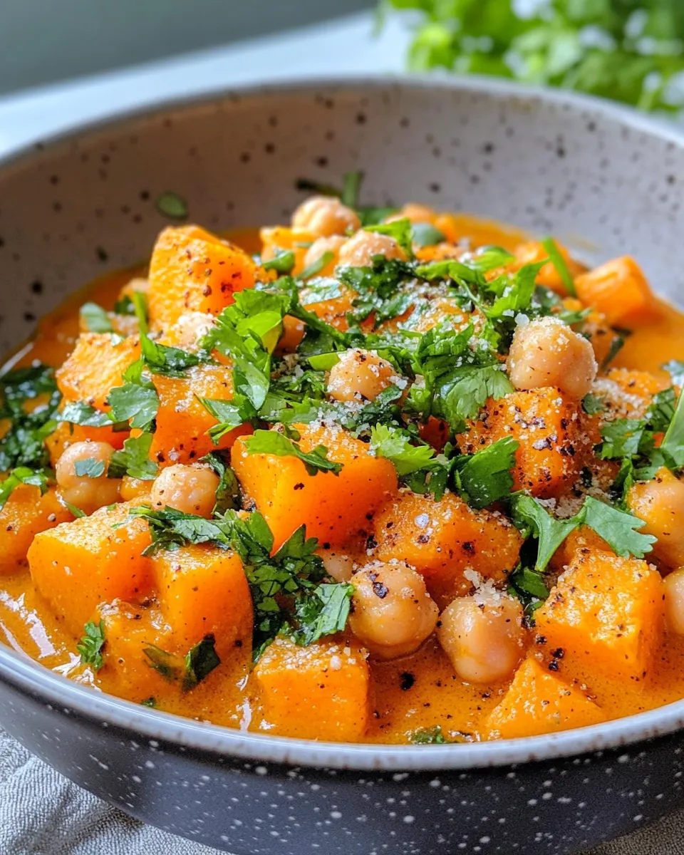 Delicious Butternut Squash & Chickpea Curry picture