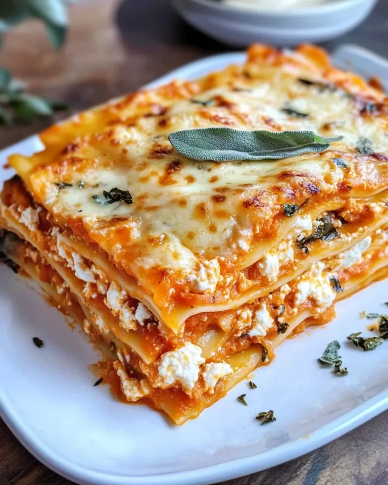 Homemade Butternut Squash & Sage Lasagna recipe photo