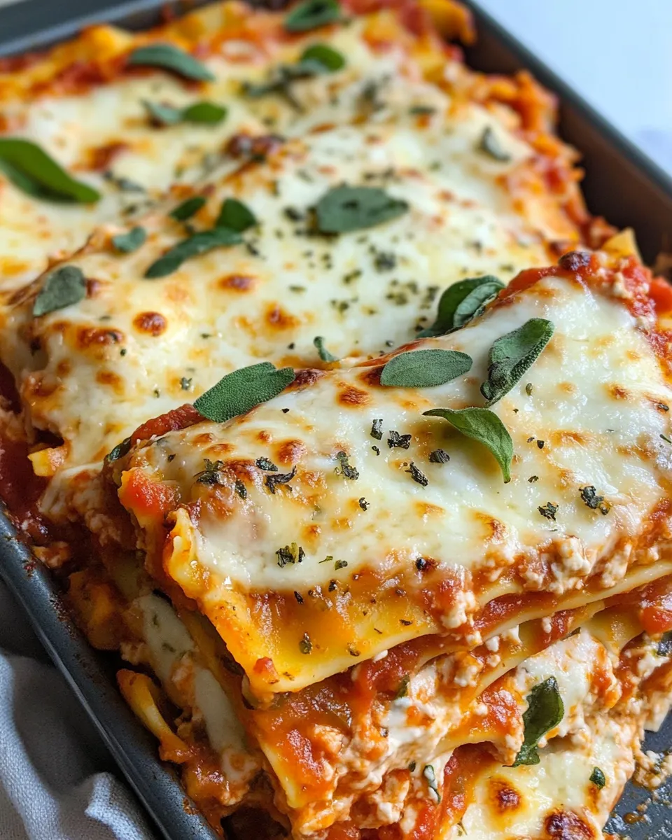 Delicious Butternut Squash & Sage Lasagna plate image