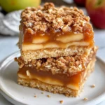 Homemade Caramel Apple Crumble Bars recipe photo