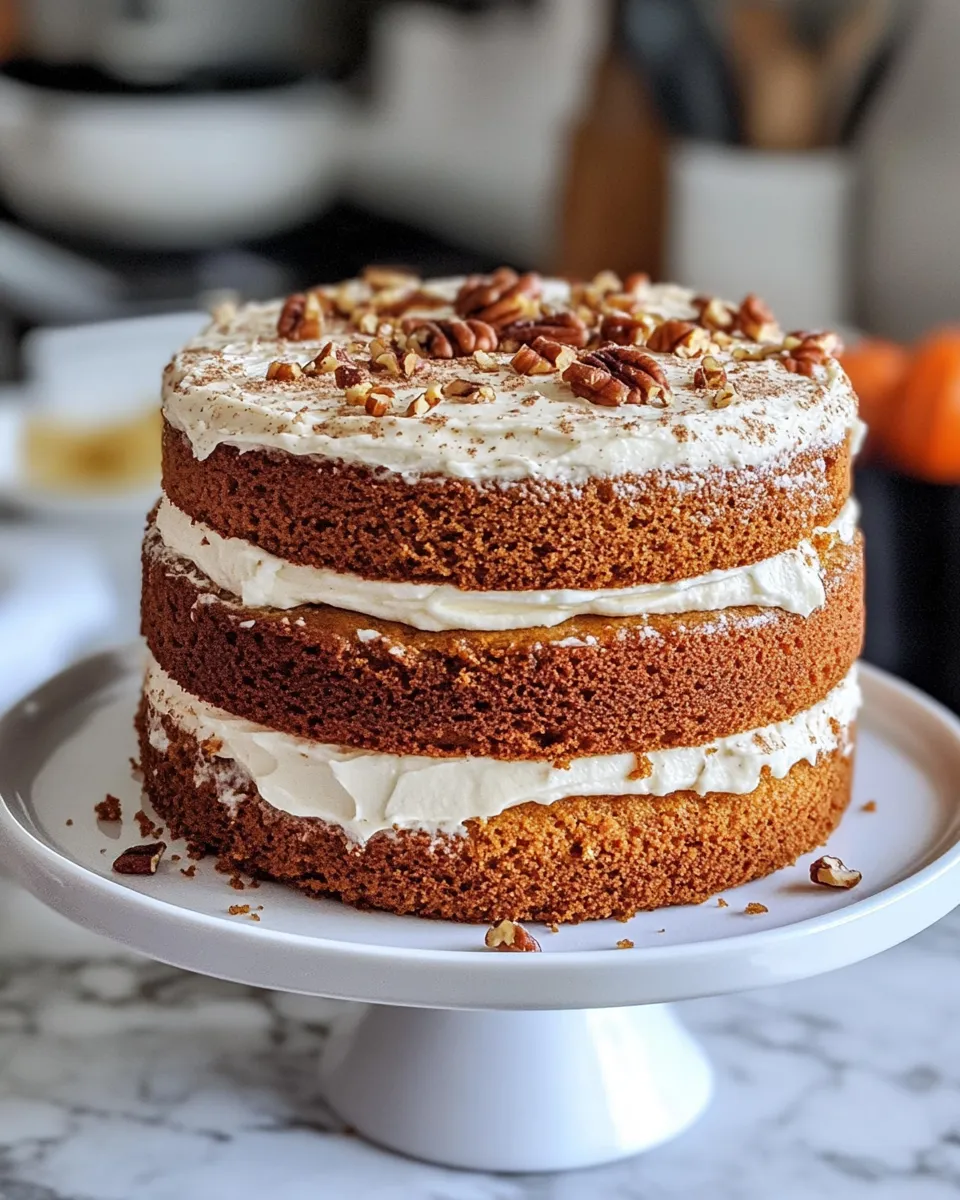 Easy Chai-Spiced Pumpkin Layer Cake recipe photo