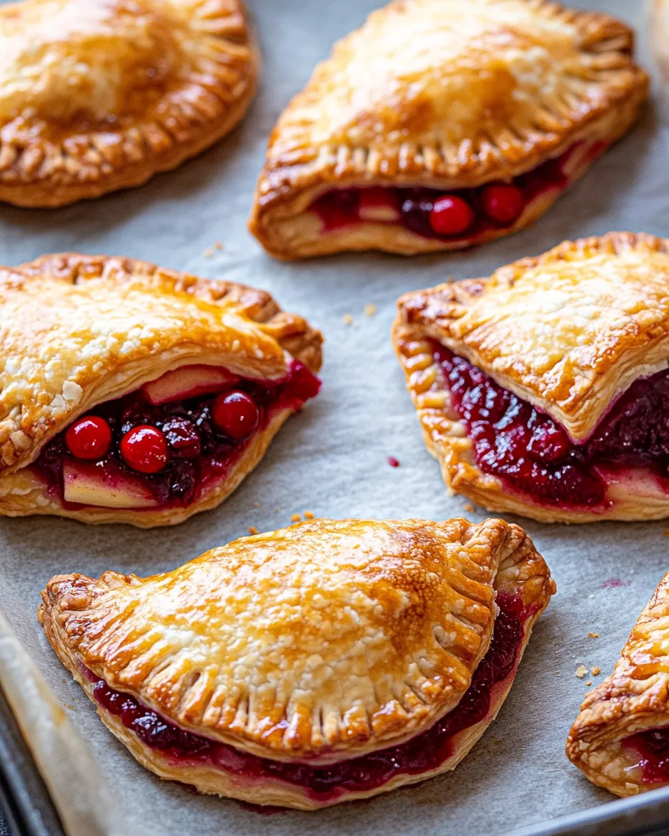 Easy Cranberry Apple Hand Pies recipe image