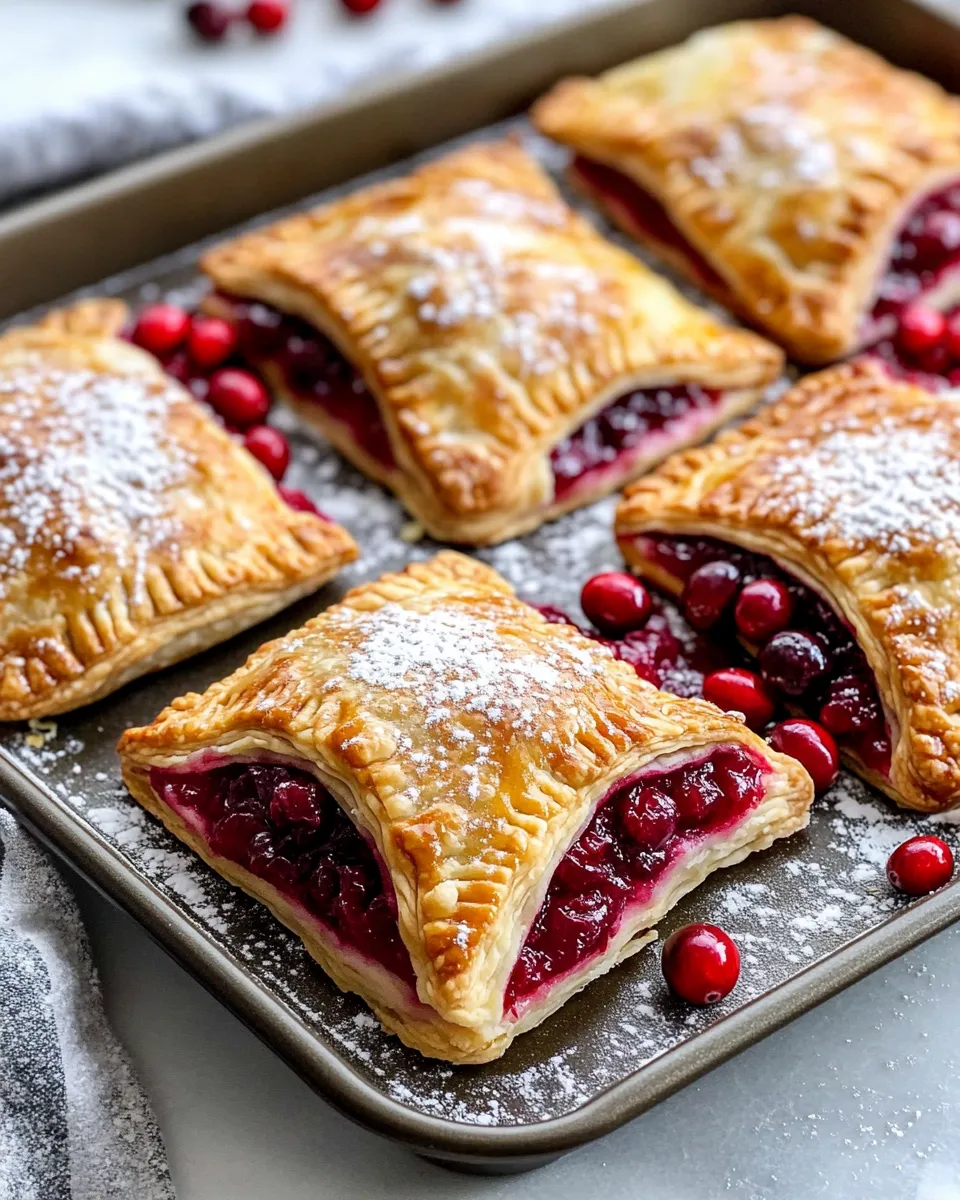 Delicious Cranberry Apple Hand Pies dish photo