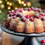 Homemade Cranberry Orange Bundt Cake recipe photo