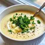Homemade Creamy Parsnip Potato Soup photo
