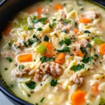 Homemade Creamy Turkey Orzo Soup photo