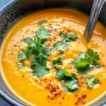 Homemade Curried Pumpkin Soup with Coconut Milk photo