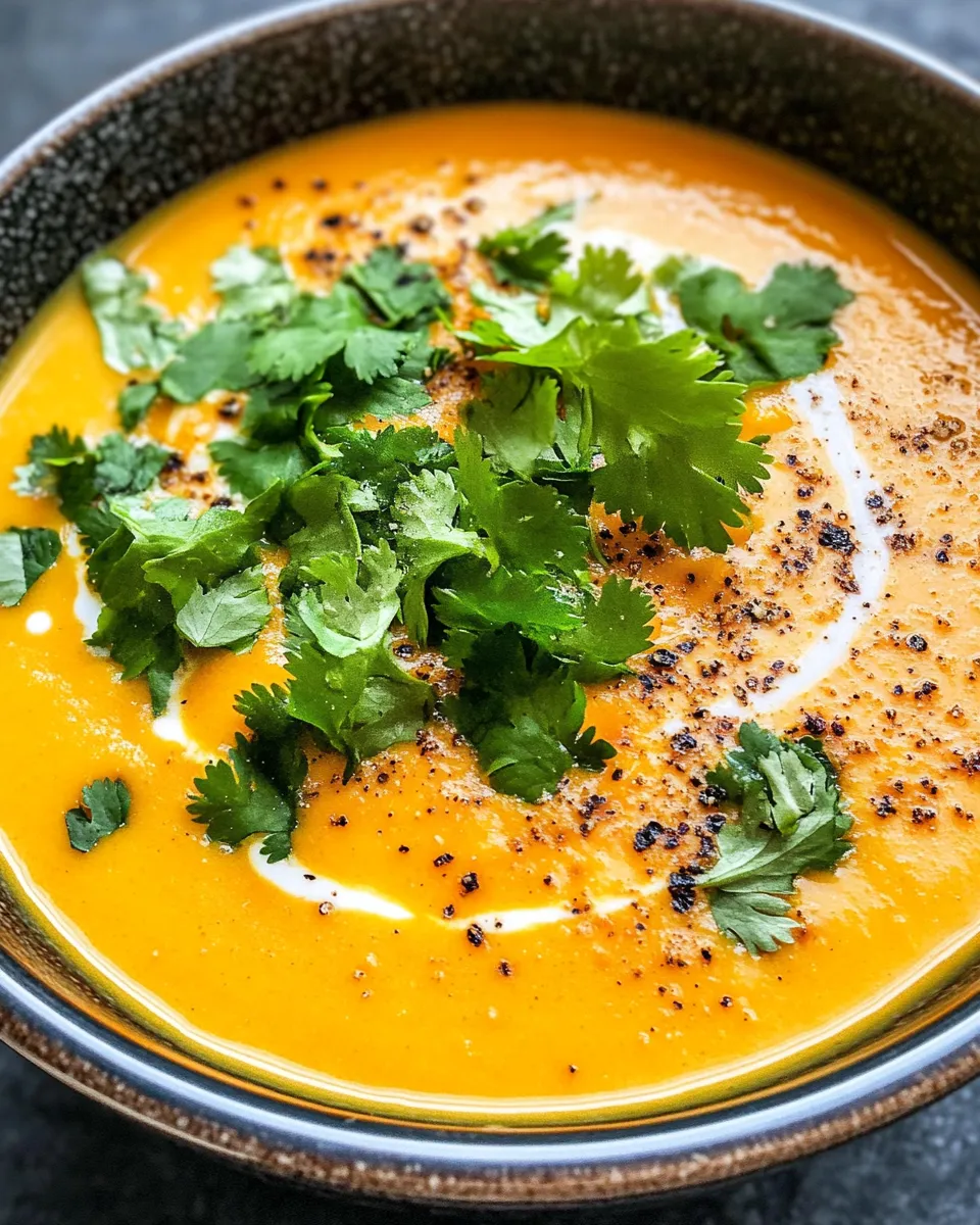 Classic Curried Pumpkin Soup with Coconut Milk recipe image