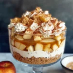 Homemade Gingerbread Apple Trifle photo