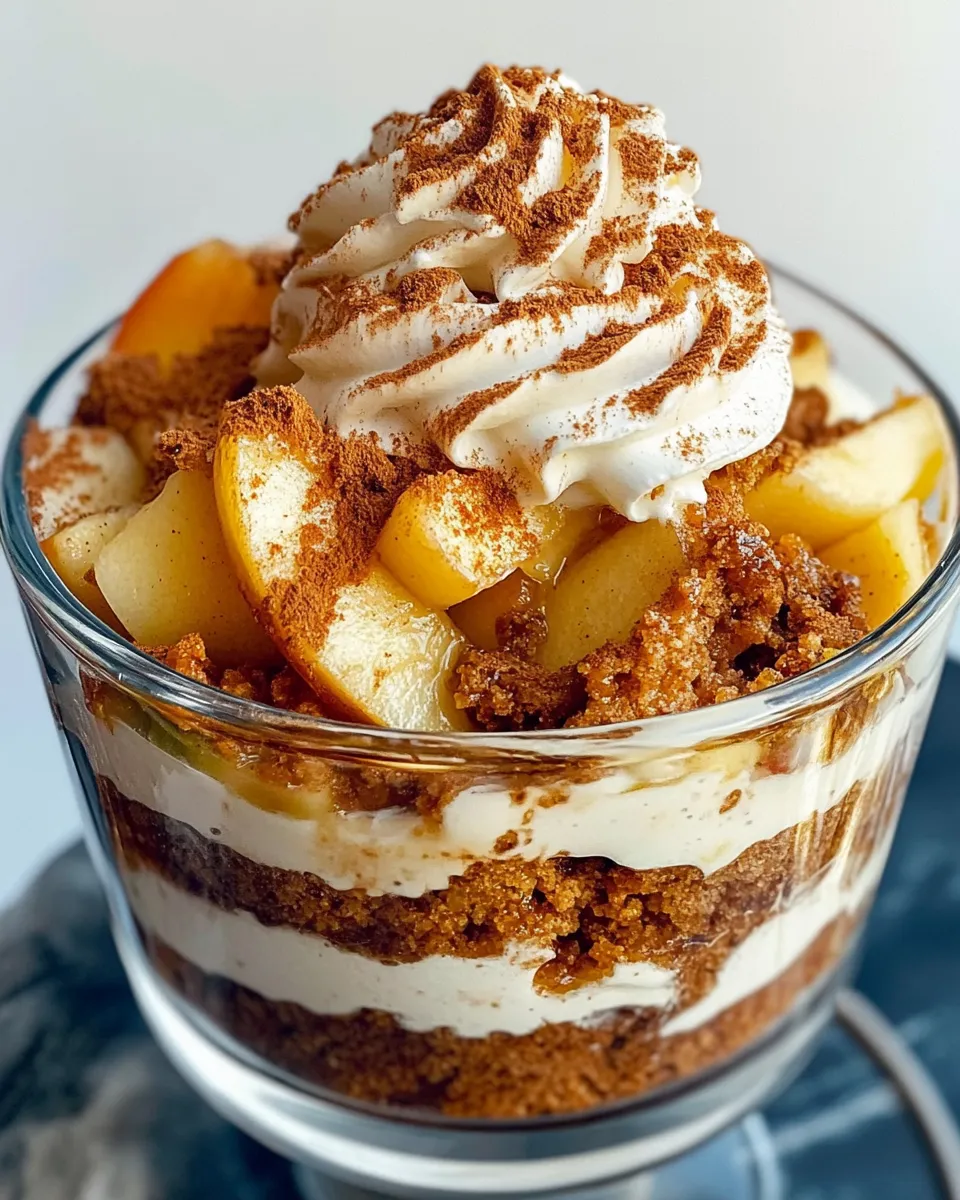 Classic Gingerbread Apple Trifle image