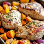 Homemade Maple-Dijon Sheet Pan Chicken & Squash photo