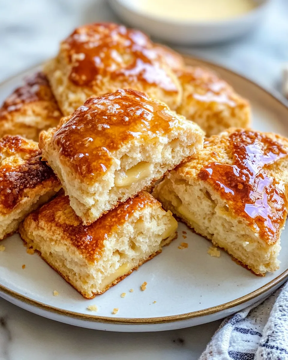 Easy Maple-Glazed Apple Scones recipe photo