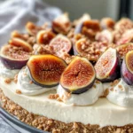Delicious Maple-Roasted Fig Cheesecake photo